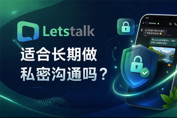 若需进行长期的秘密交流，Letstalk是否是个靠谱的选择？